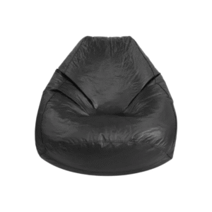 puff pêra grande em suede liso